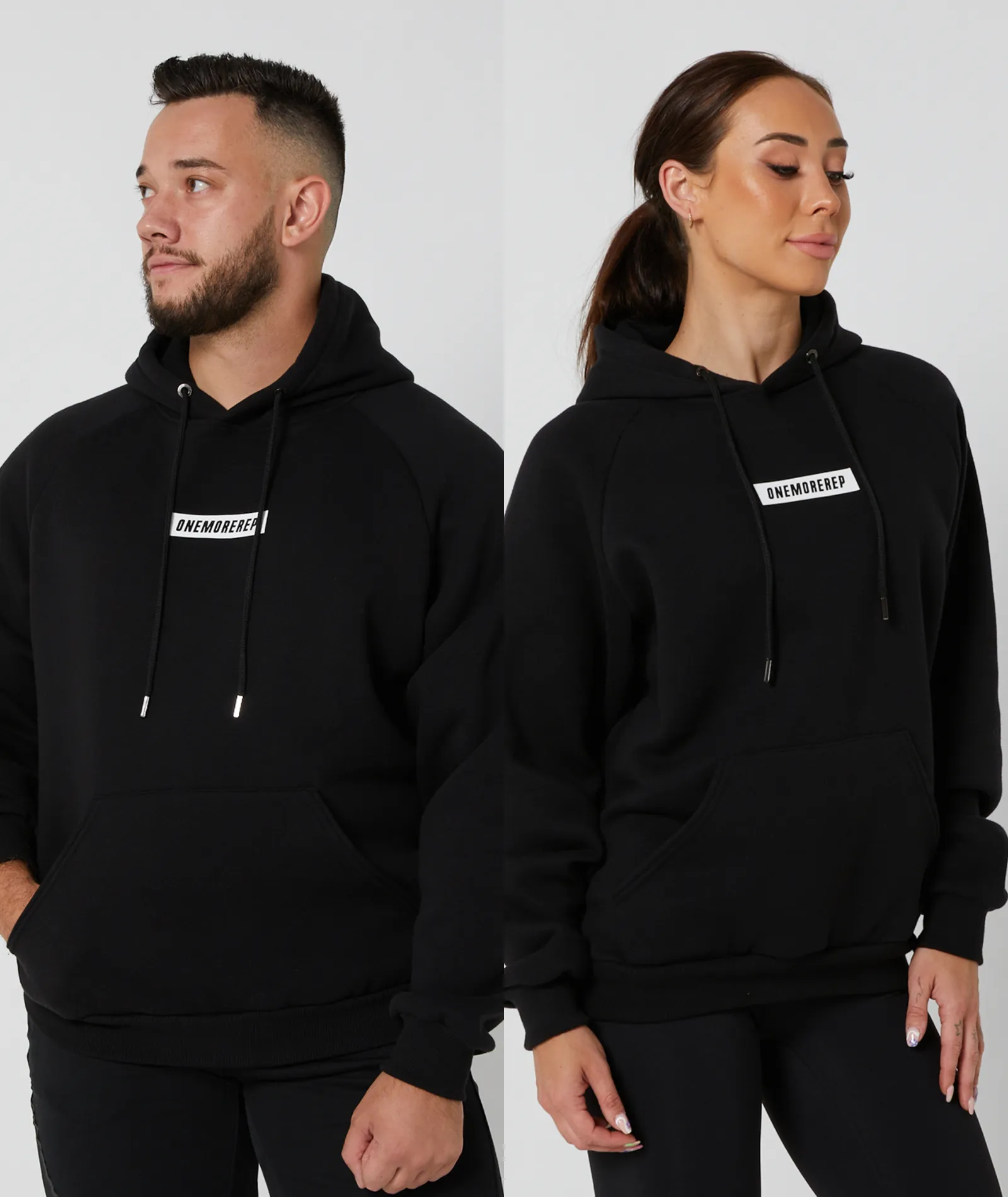 Apex Pullover Hoodie Black by OneMoreRep