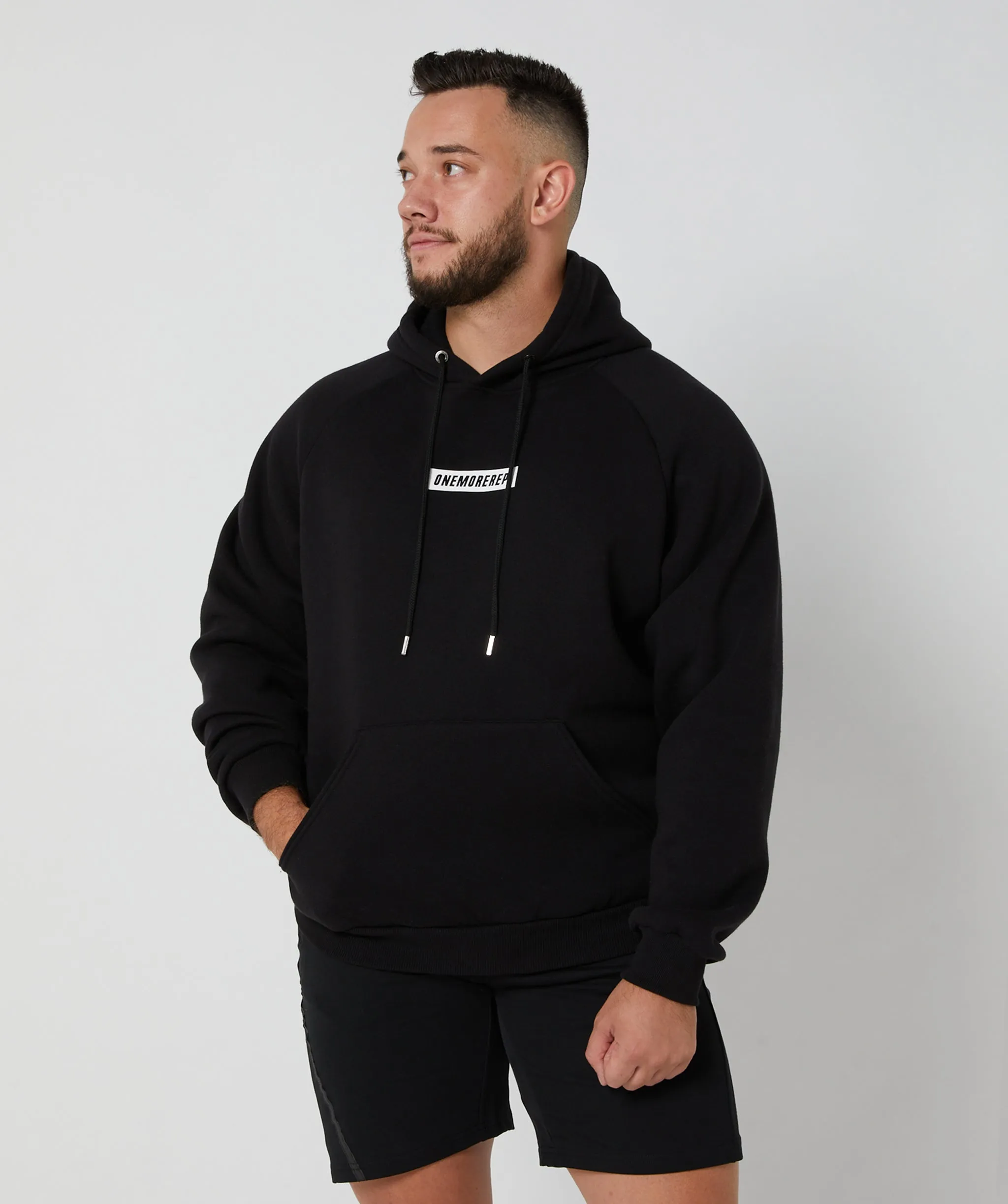 Apex Pullover Hoodie Black by OneMoreRep