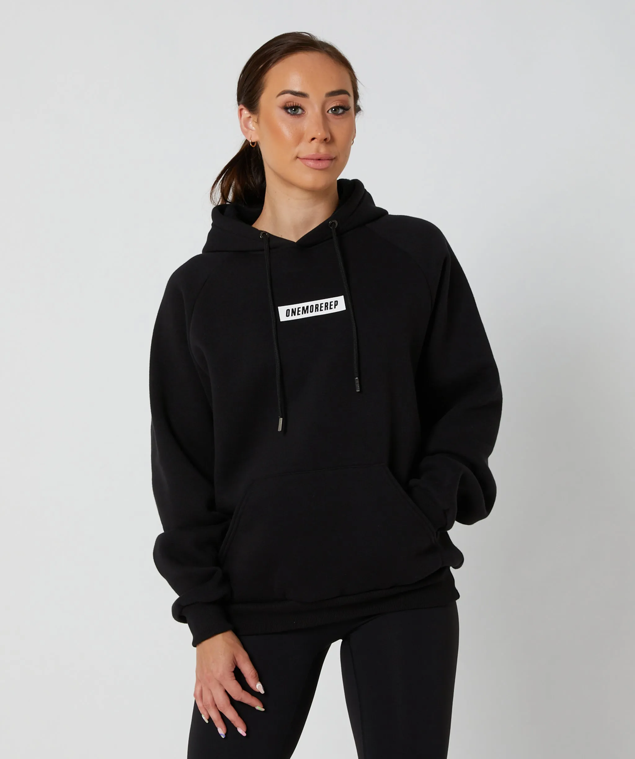 Apex Pullover Hoodie Black by OneMoreRep