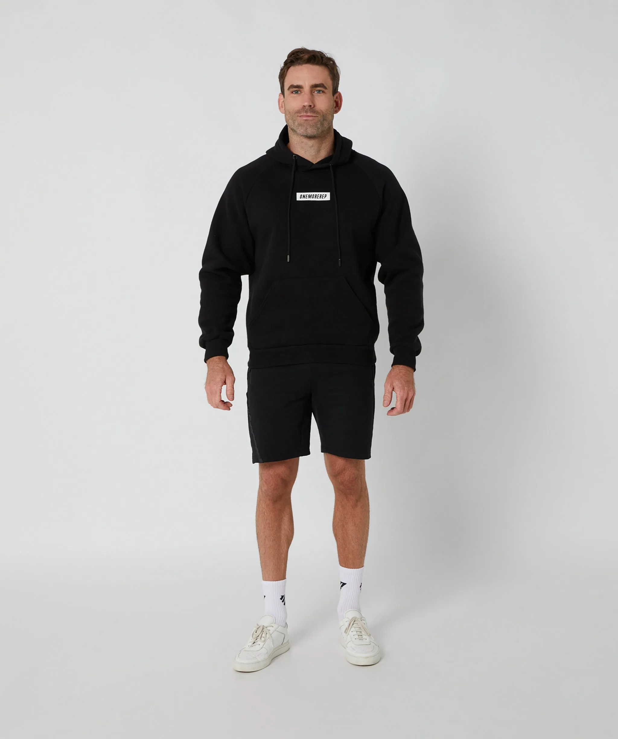 Apex Pullover Hoodie Black by OneMoreRep