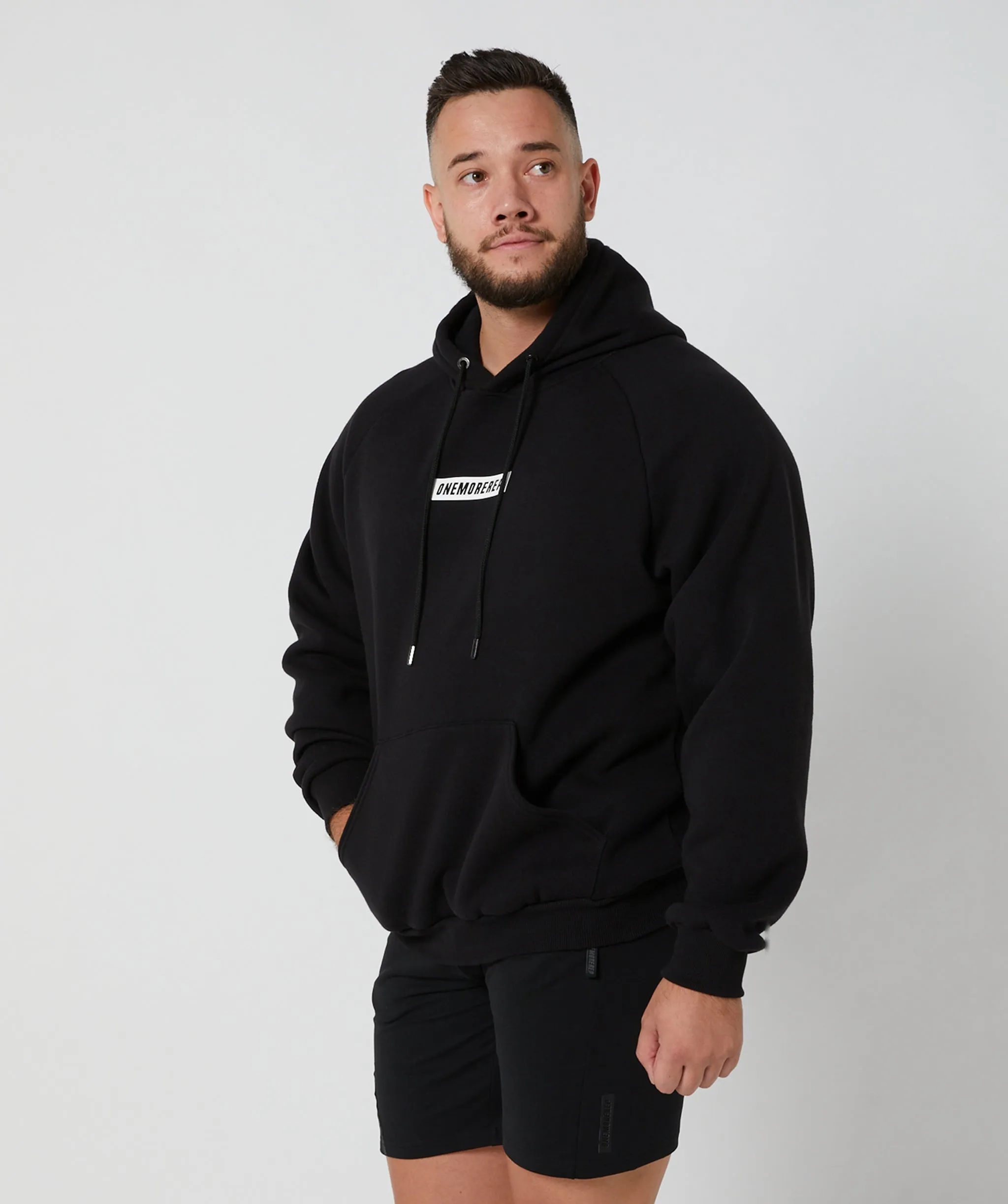 Apex Pullover Hoodie Black by OneMoreRep