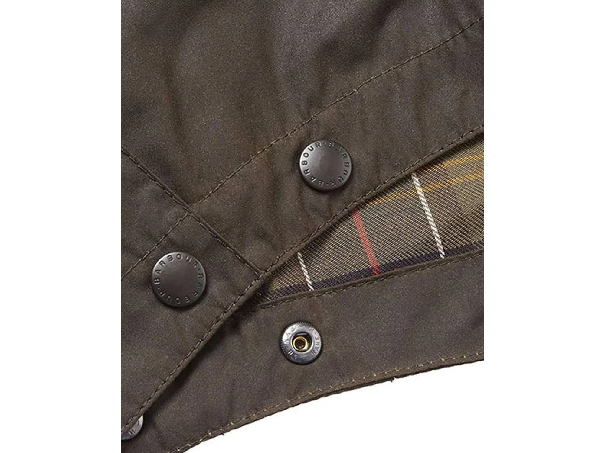 Barbour Sykoil Waxed Cotton Hood In Classic Olive