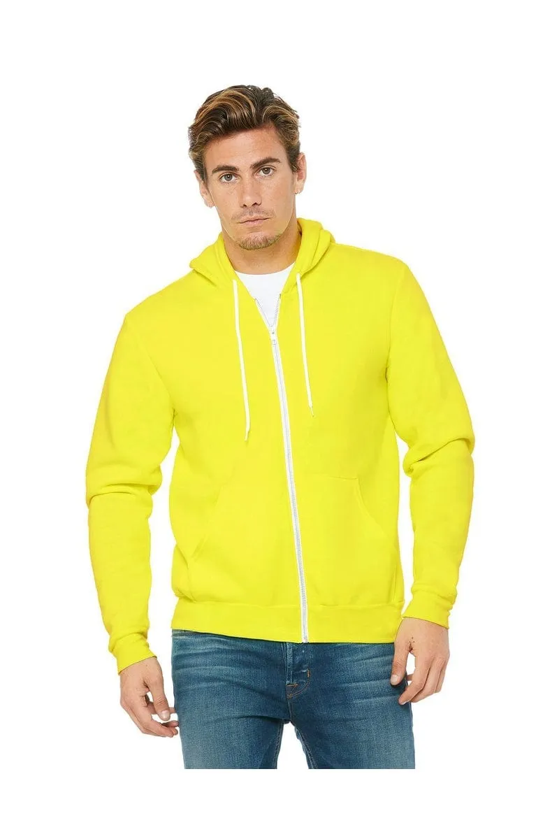 Bella Canvas 3739: Unisex Poly-Cotton Fleece Full-Zip Hoodies