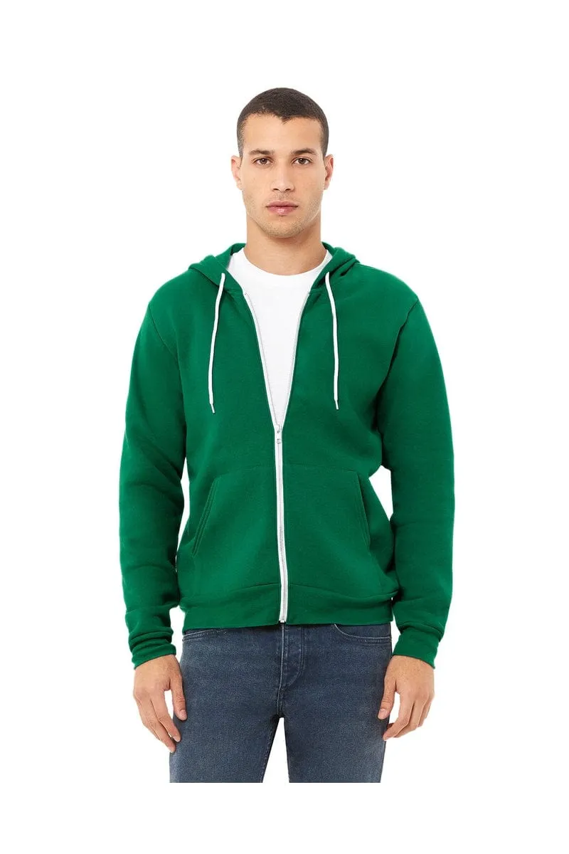 Bella Canvas 3739: Unisex Poly-Cotton Fleece Full-Zip Hoodies