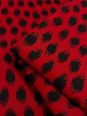 Cotton Sateen - Red Fuzz - 150cm