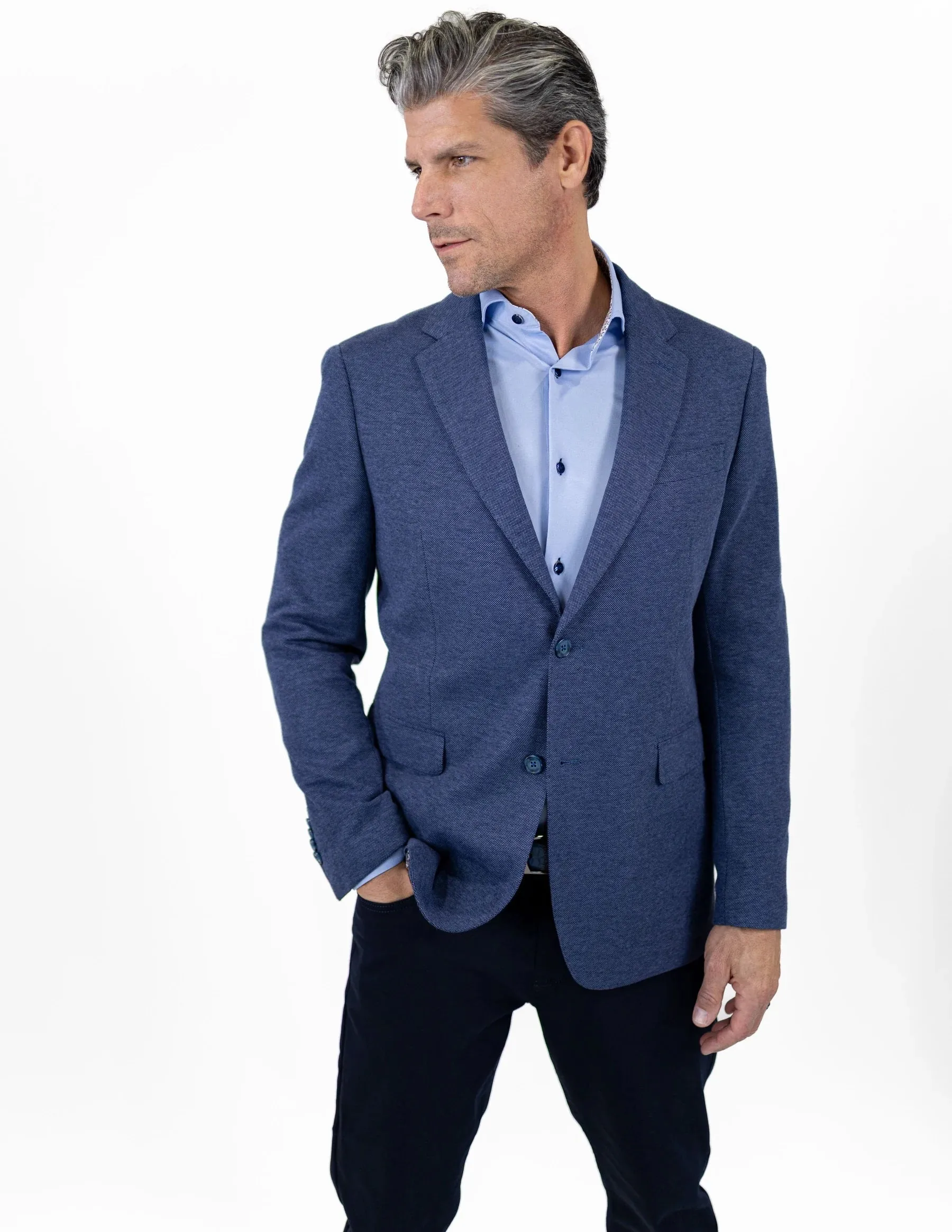 COTTON STRETCH BLAZER