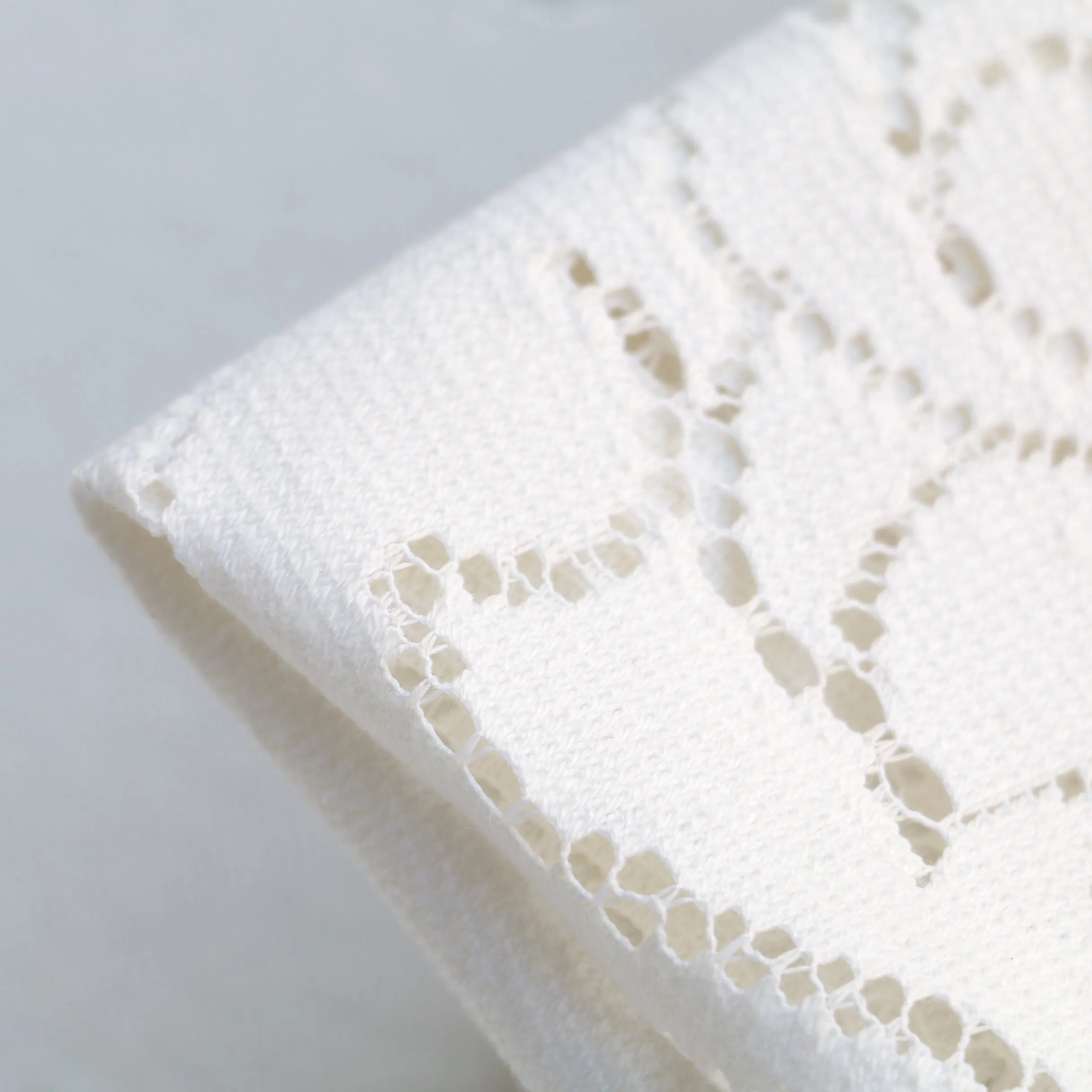 Cut Out Ivory - Panel Lace