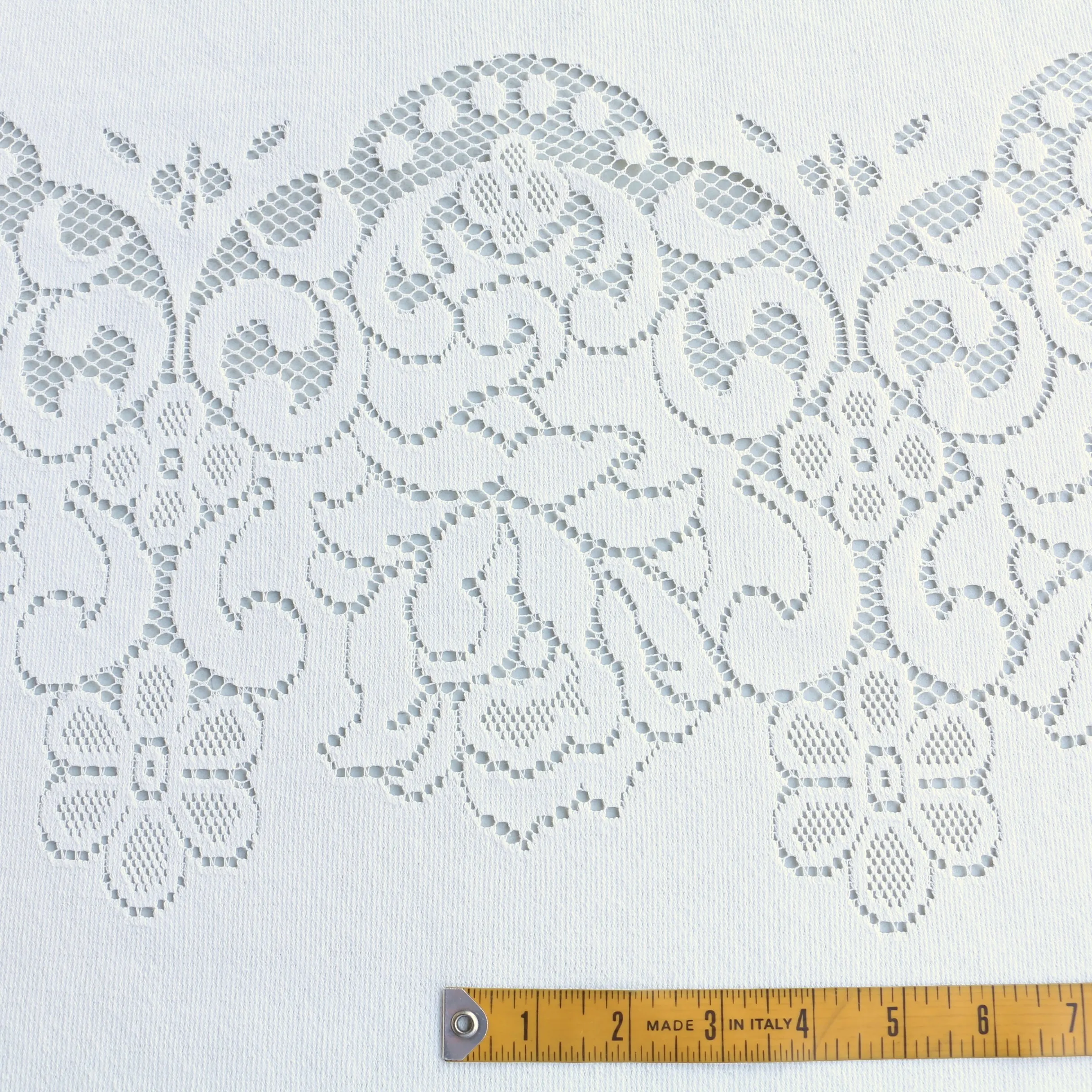 Cut Out Ivory - Panel Lace