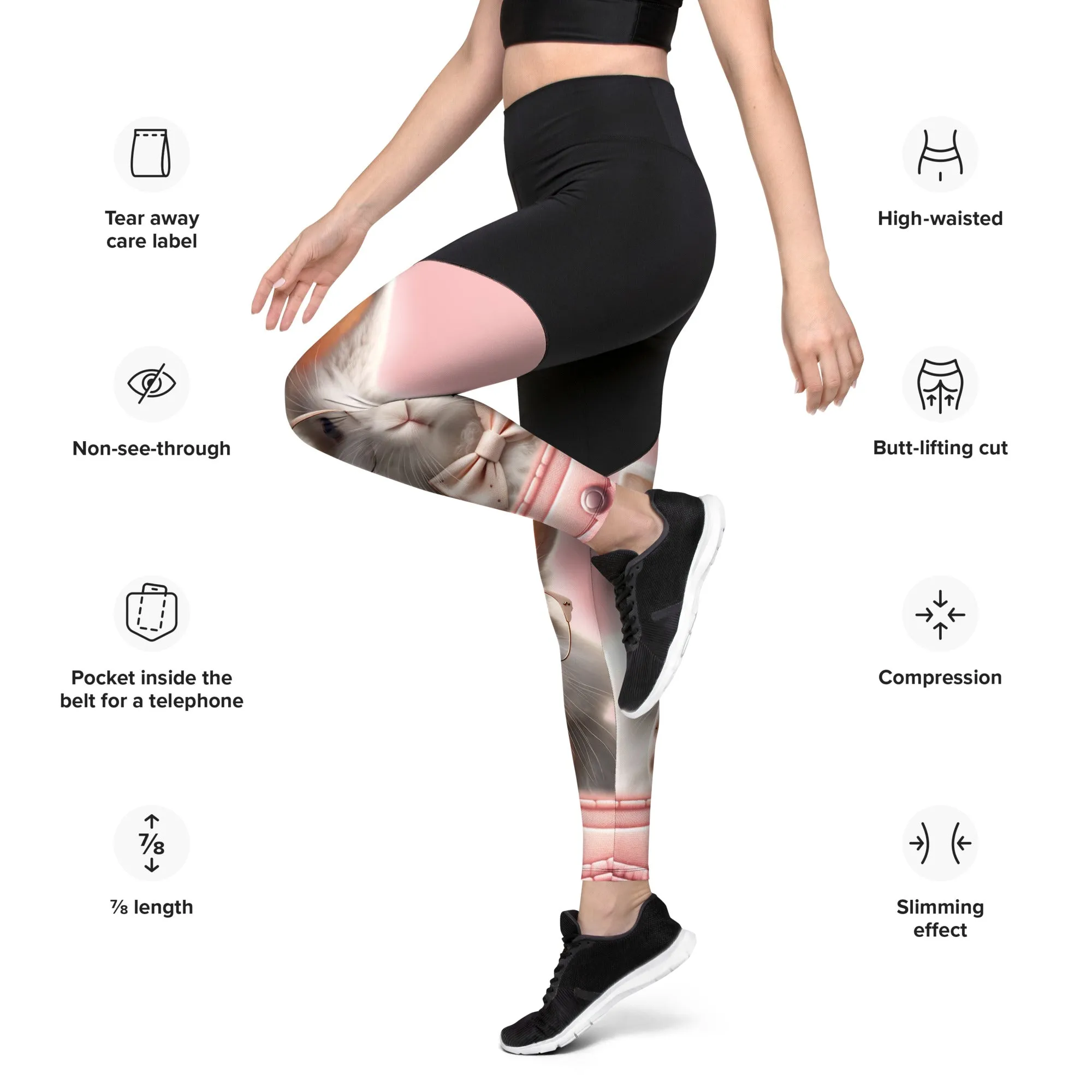 Cute Bunny Compression Leggings