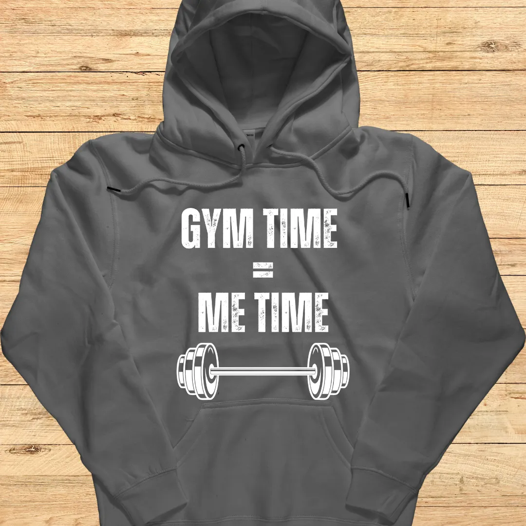 Fitness Hoodie for Gym rat gift for Workout shirt for Crossfit gifts Gym gifts for Her GYM TIME is ME Time Hooded Sweatshirt for Him