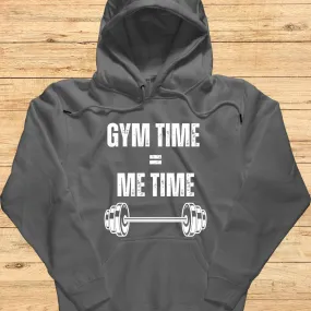 Fitness Hoodie for Gym rat gift for Workout shirt for Crossfit gifts Gym gifts for Her GYM TIME is ME Time Hooded Sweatshirt for Him