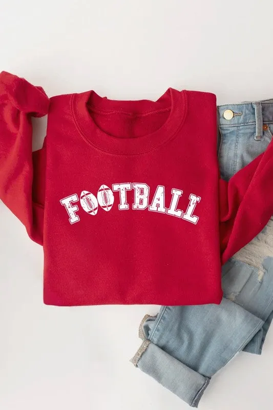 Football Graphic Fleece Sweatshirts