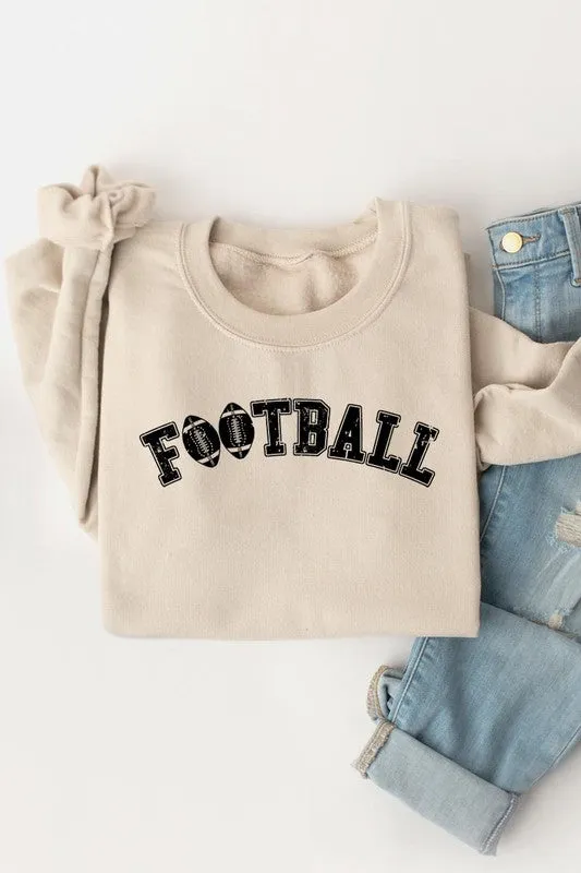 Football Graphic Fleece Sweatshirts