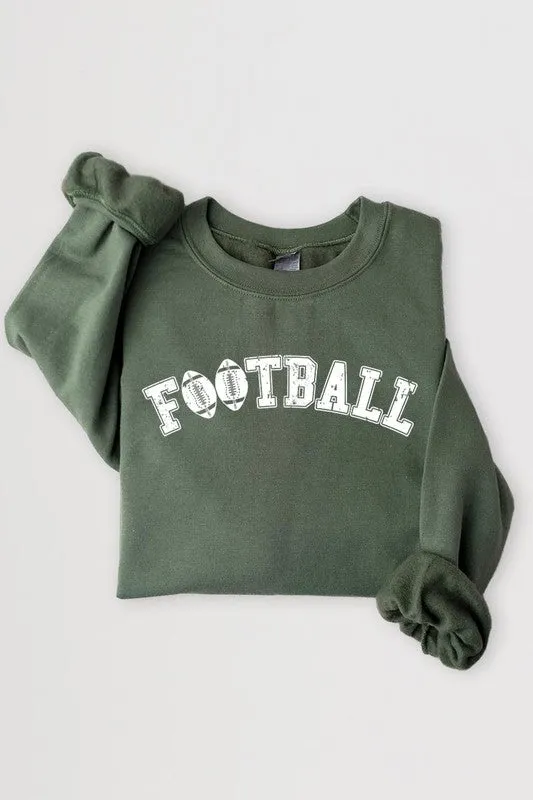 Football Graphic Fleece Sweatshirts