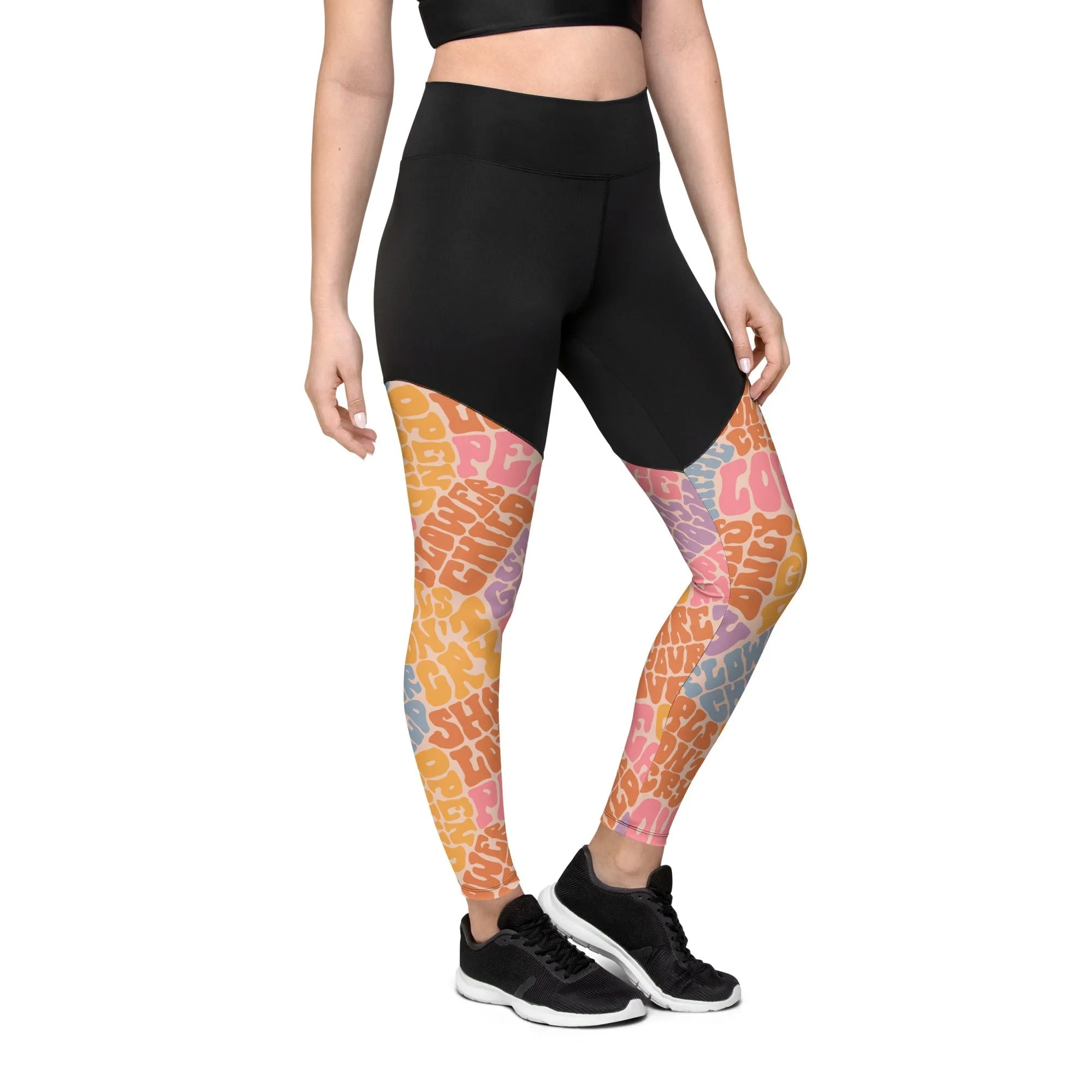 Groovy Hippie Compression Leggings