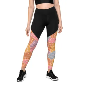 Groovy Hippie Compression Leggings