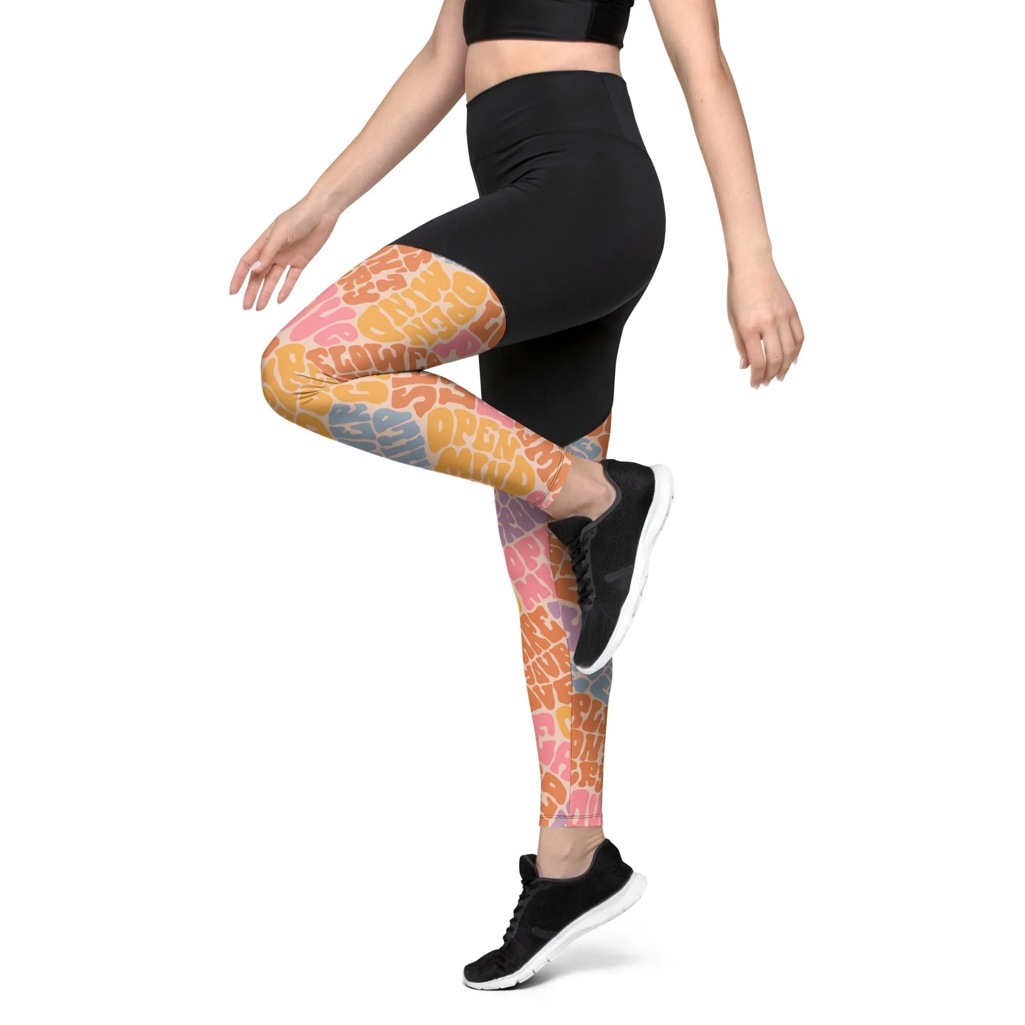 Groovy Hippie Compression Leggings