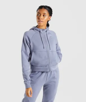 Gymshark Comfy Tracksuit Zip Hoodie - Steel Blue