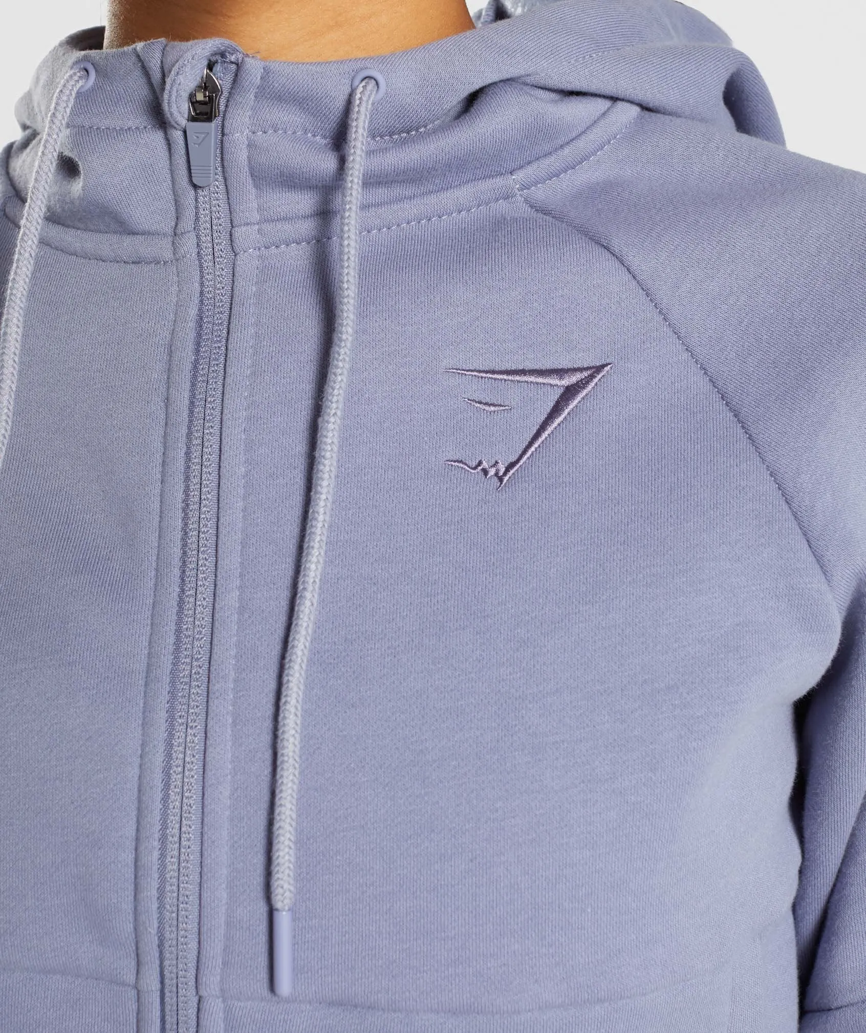 Gymshark Comfy Tracksuit Zip Hoodie - Steel Blue