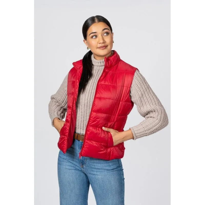 Junior Quilted Nylon Puffer Vest