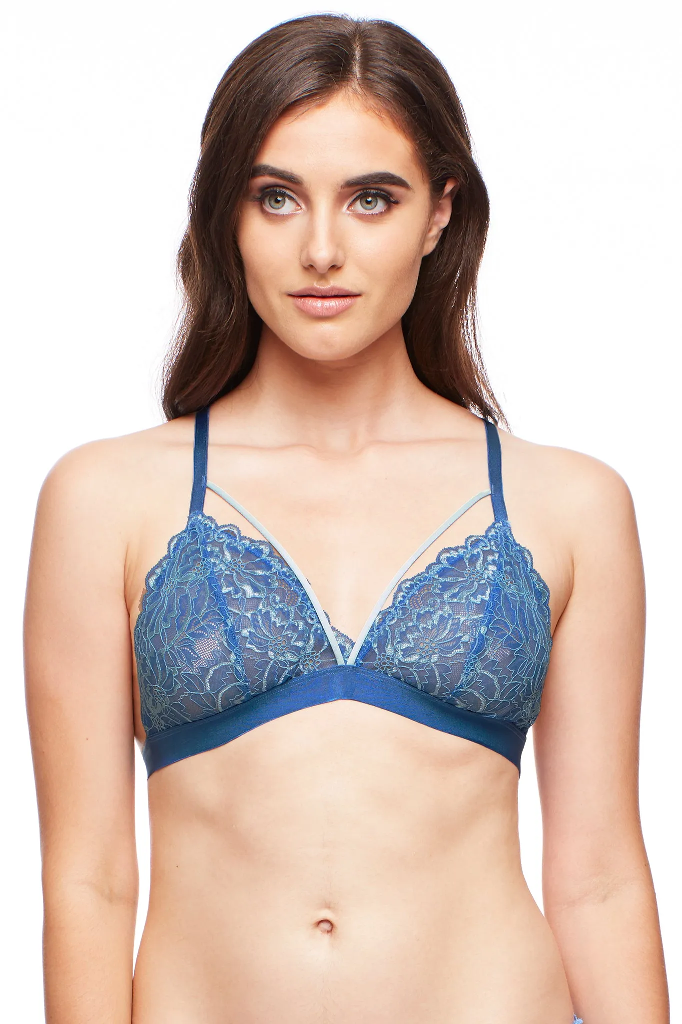 Lacy Dainties Cross Dye Strappy Bralette