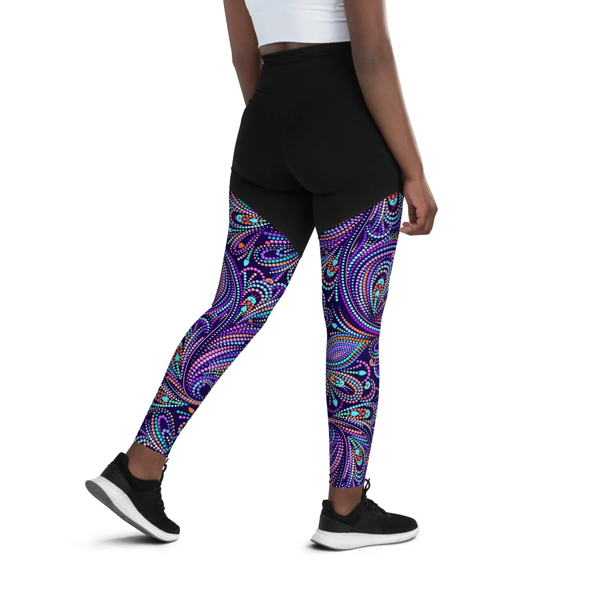 Lovely Mosaic Compression Leggings