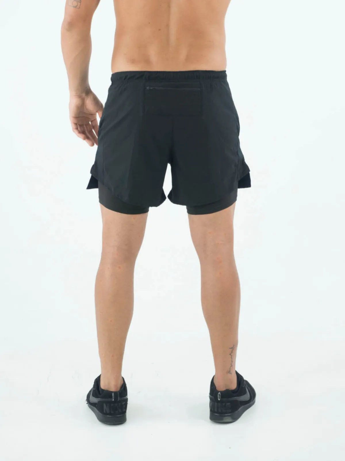 Men's Running Shorts-Black