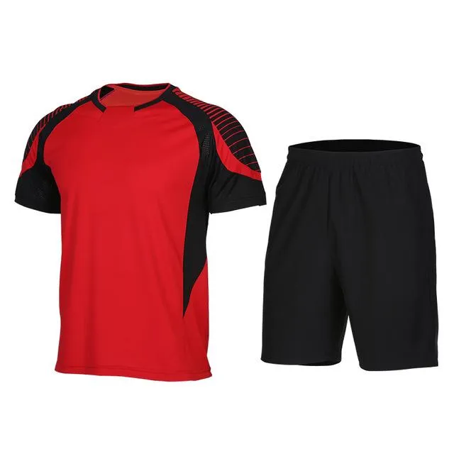 Men's Sportswear Jersey Running Sports Sets Basketball Workout Gym Summer Shirts Quick Dry Shorts