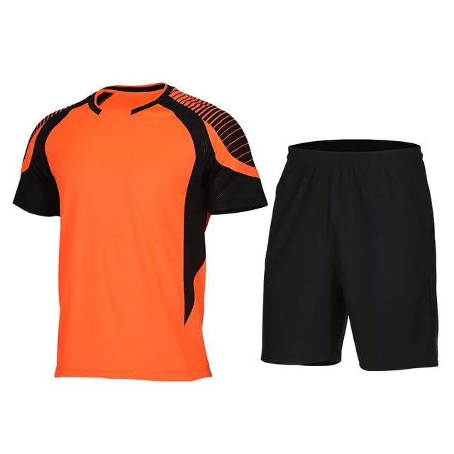 Men's Sportswear Jersey Running Sports Sets Basketball Workout Gym Summer Shirts Quick Dry Shorts