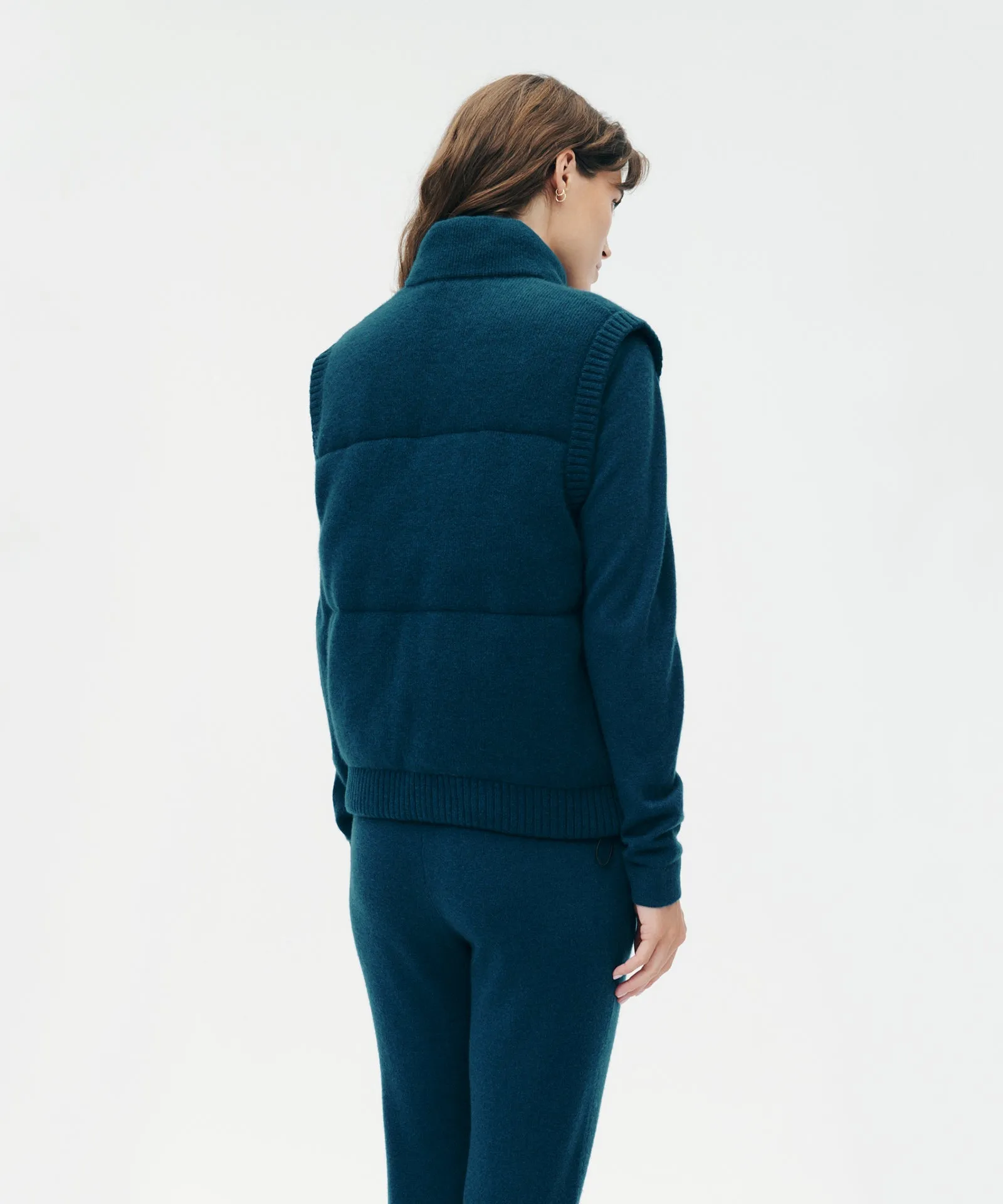 Merino Cashmere Puffer Vest