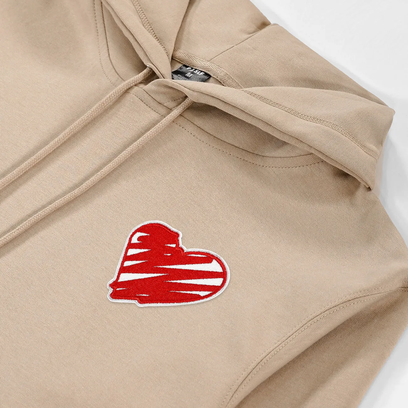 Momma Heart Patch Hoodie