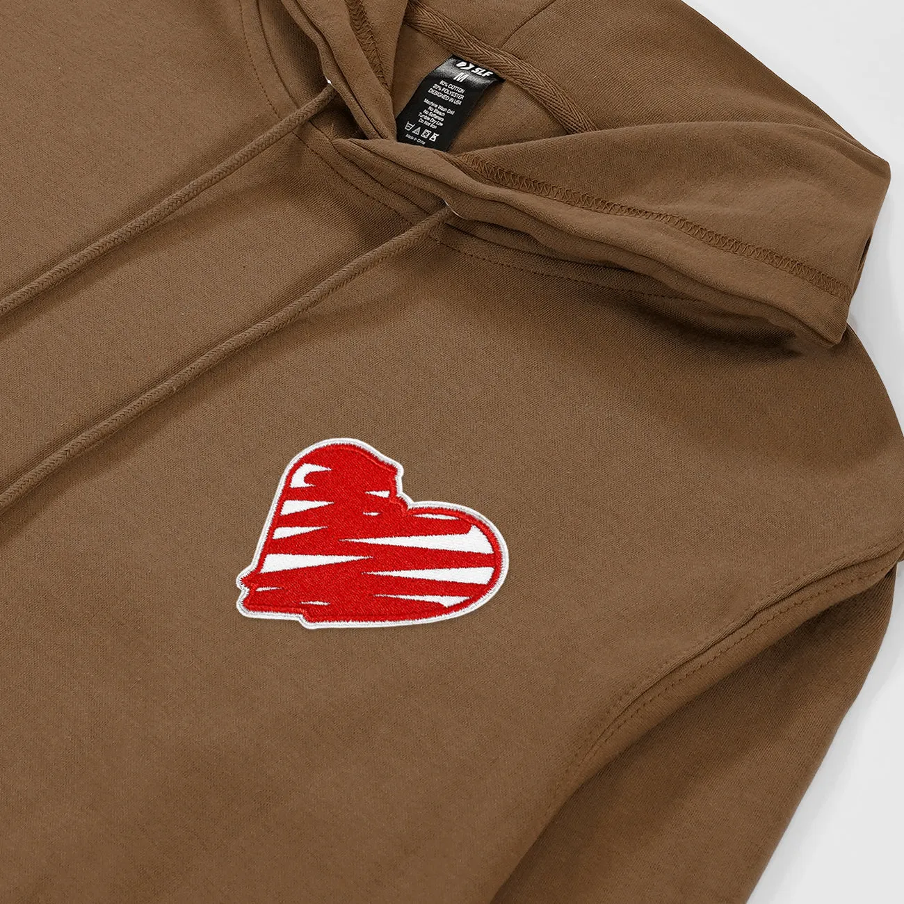 Momma Heart Patch Hoodie