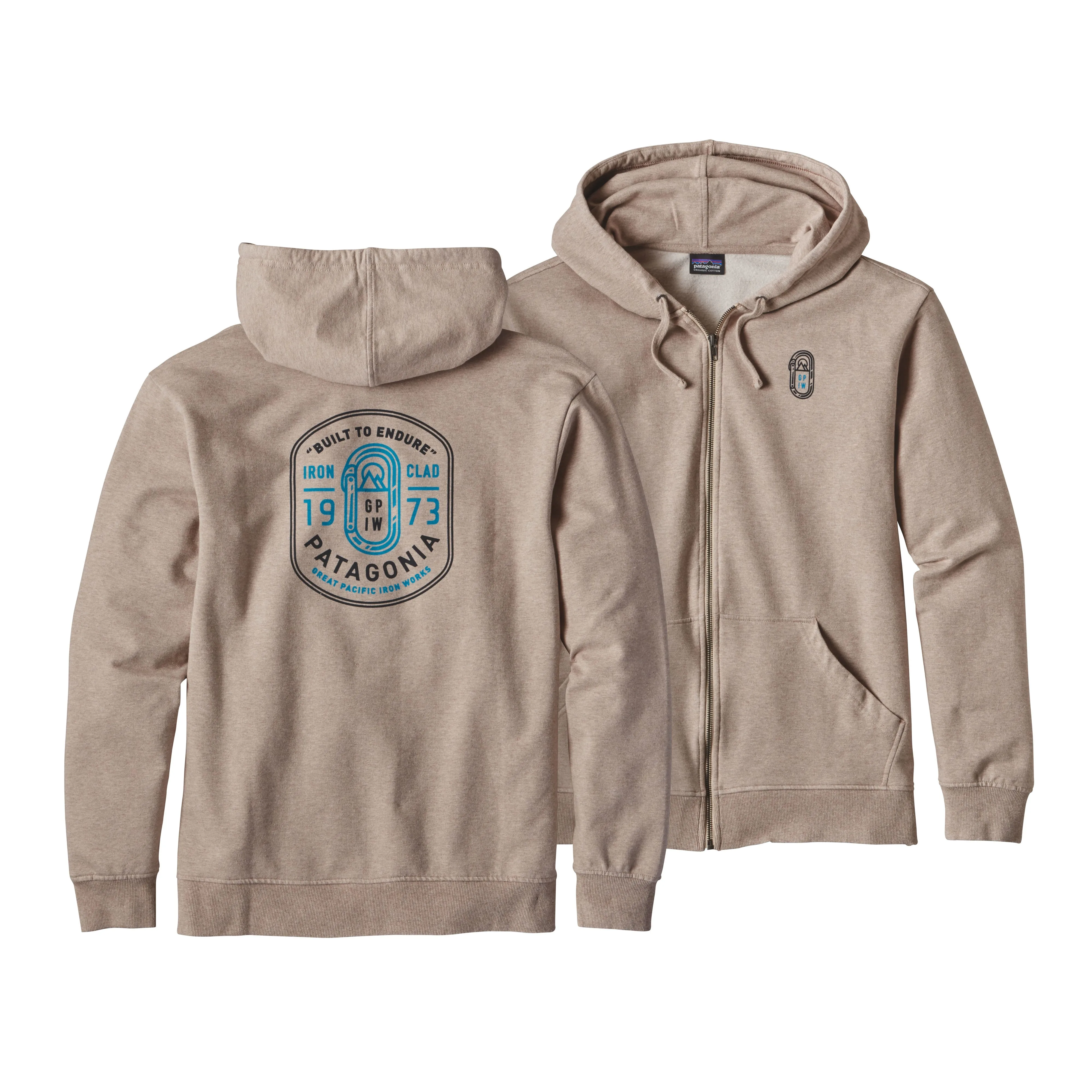 M's Ironmongers Badge Midweight Full-Zip Hoody