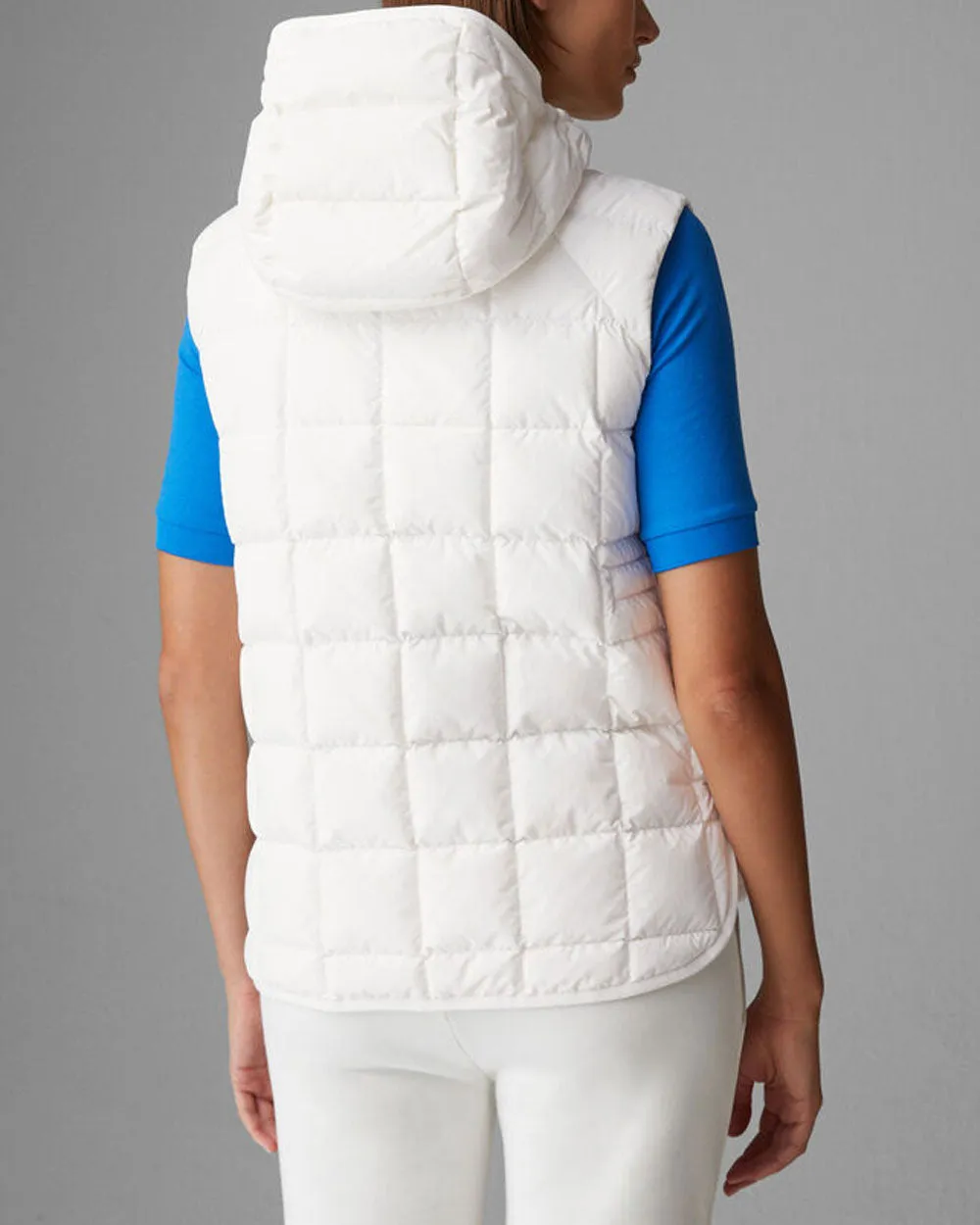 Off White Sleeveless Lene D Puffer Vest