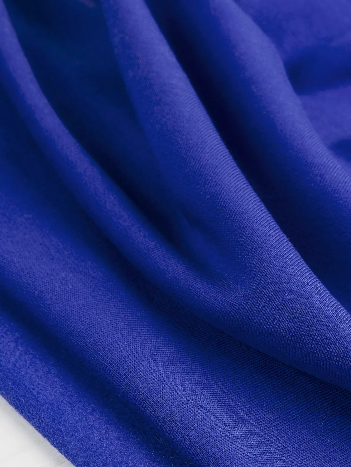 Organic Cotton Fleece - Royal Blue - Swatch