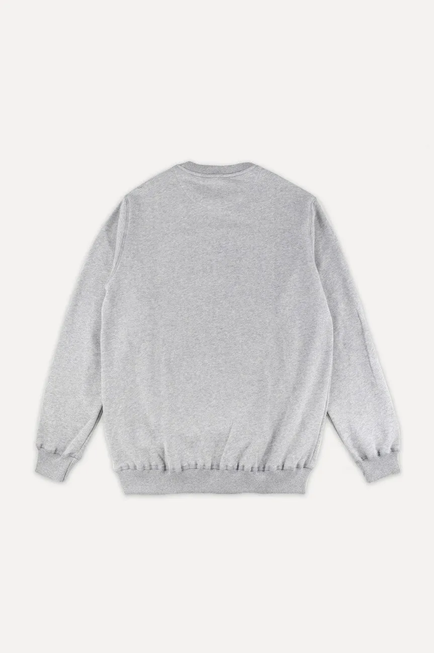 Organic Essential Sweater Heather Grey