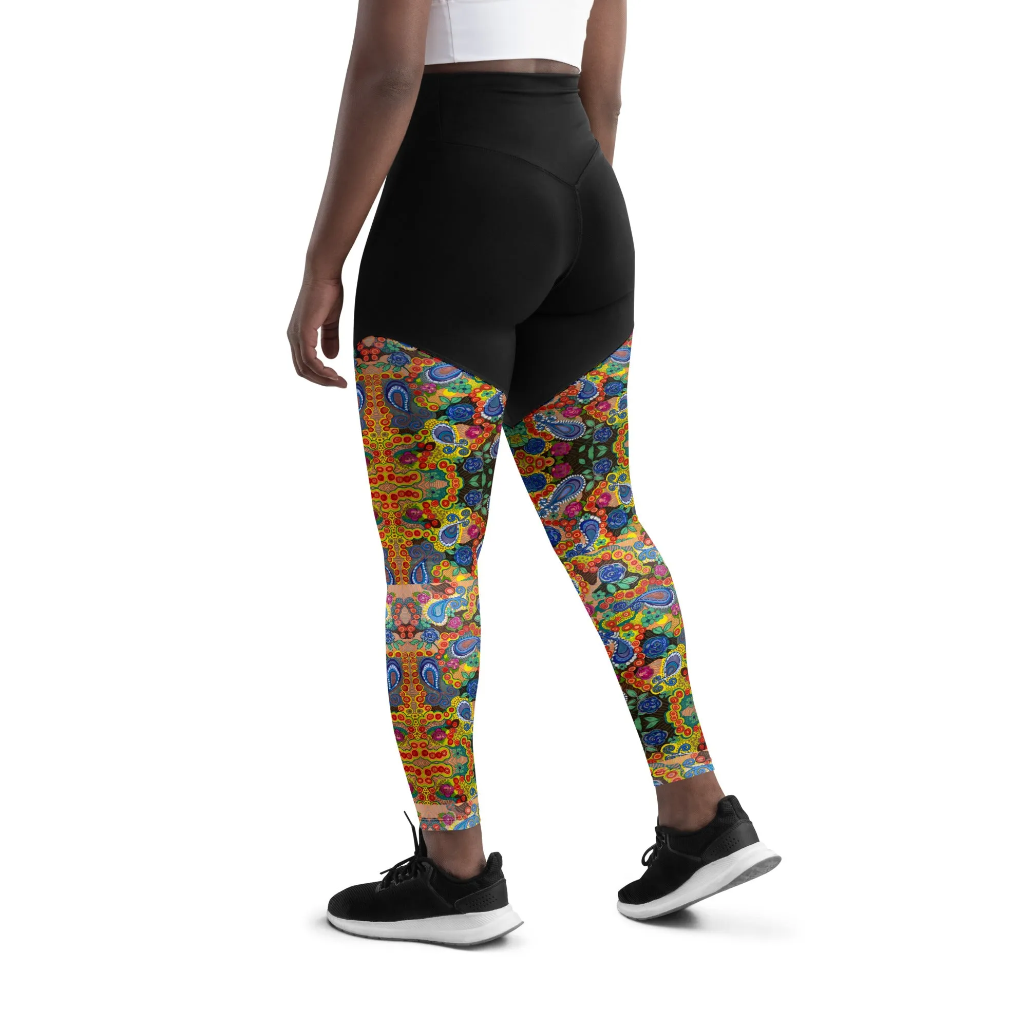 Paisley Bubble brigade Sports Leggings