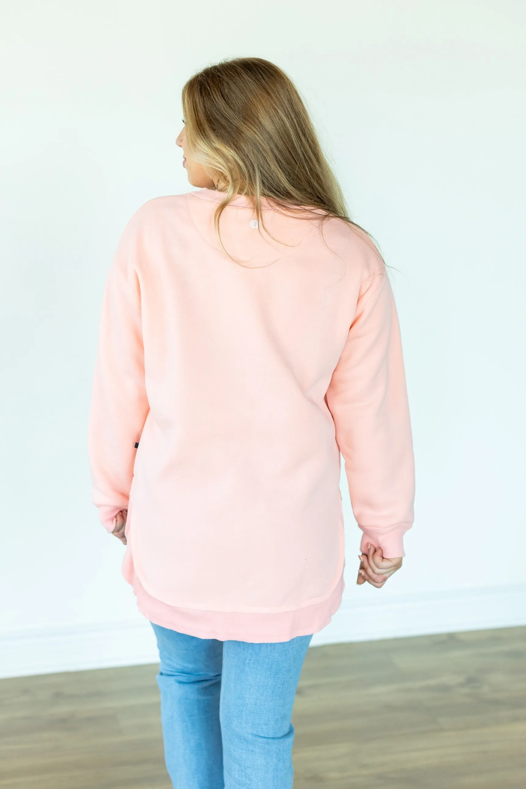 Pink Fleece Sweatshirt