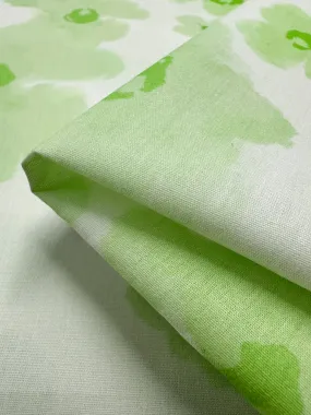 Printed Cotton - Lime Bloom - 150cm