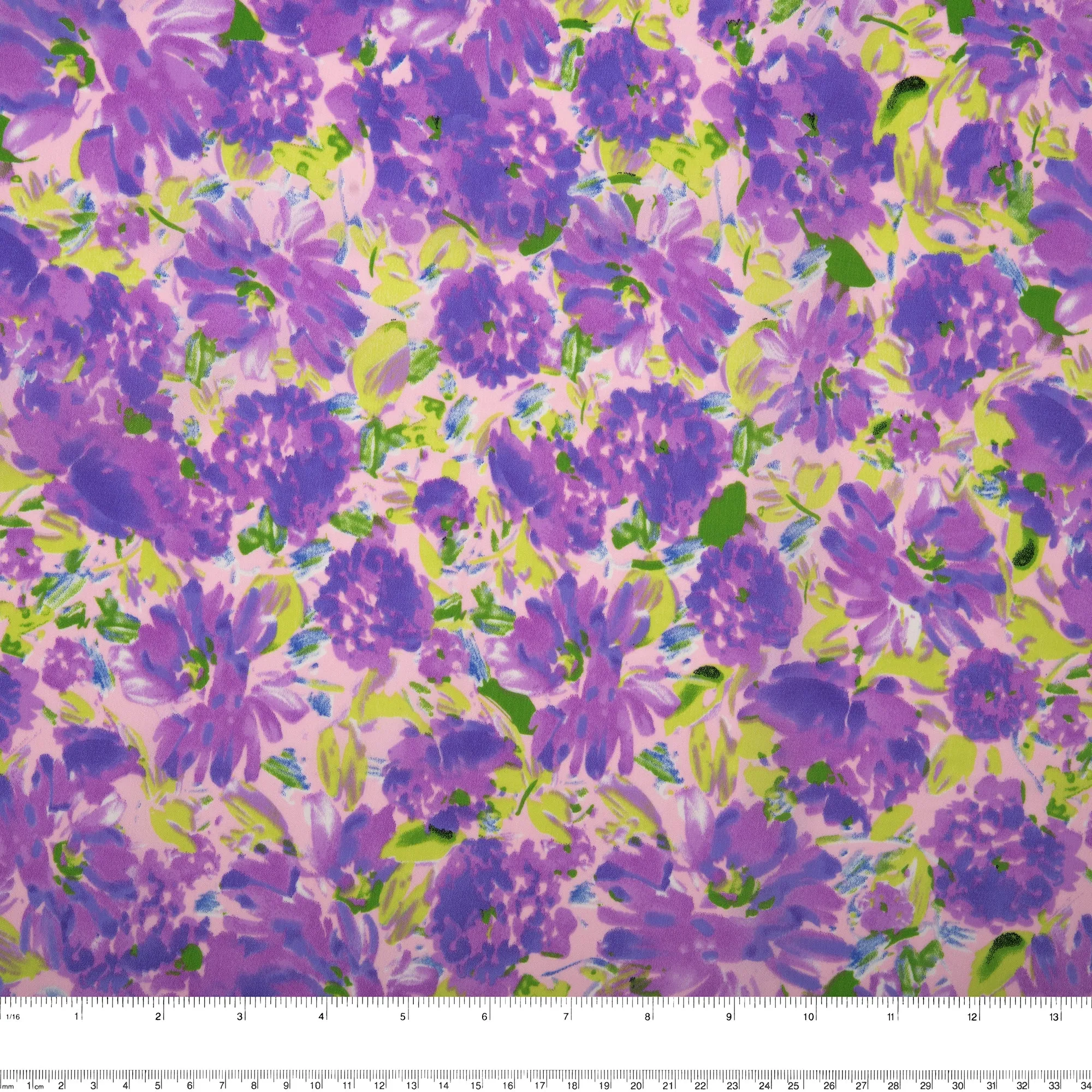 Printed Polyester - KOSHIBO - Daisy - Lilac