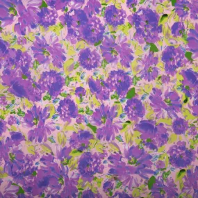 Printed Polyester - KOSHIBO - Daisy - Lilac