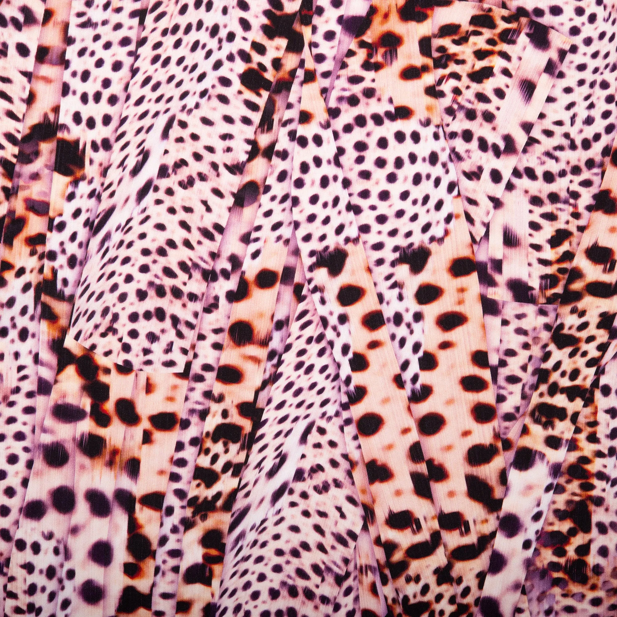 Printed Viscose - FLORA - Animals - Lilac