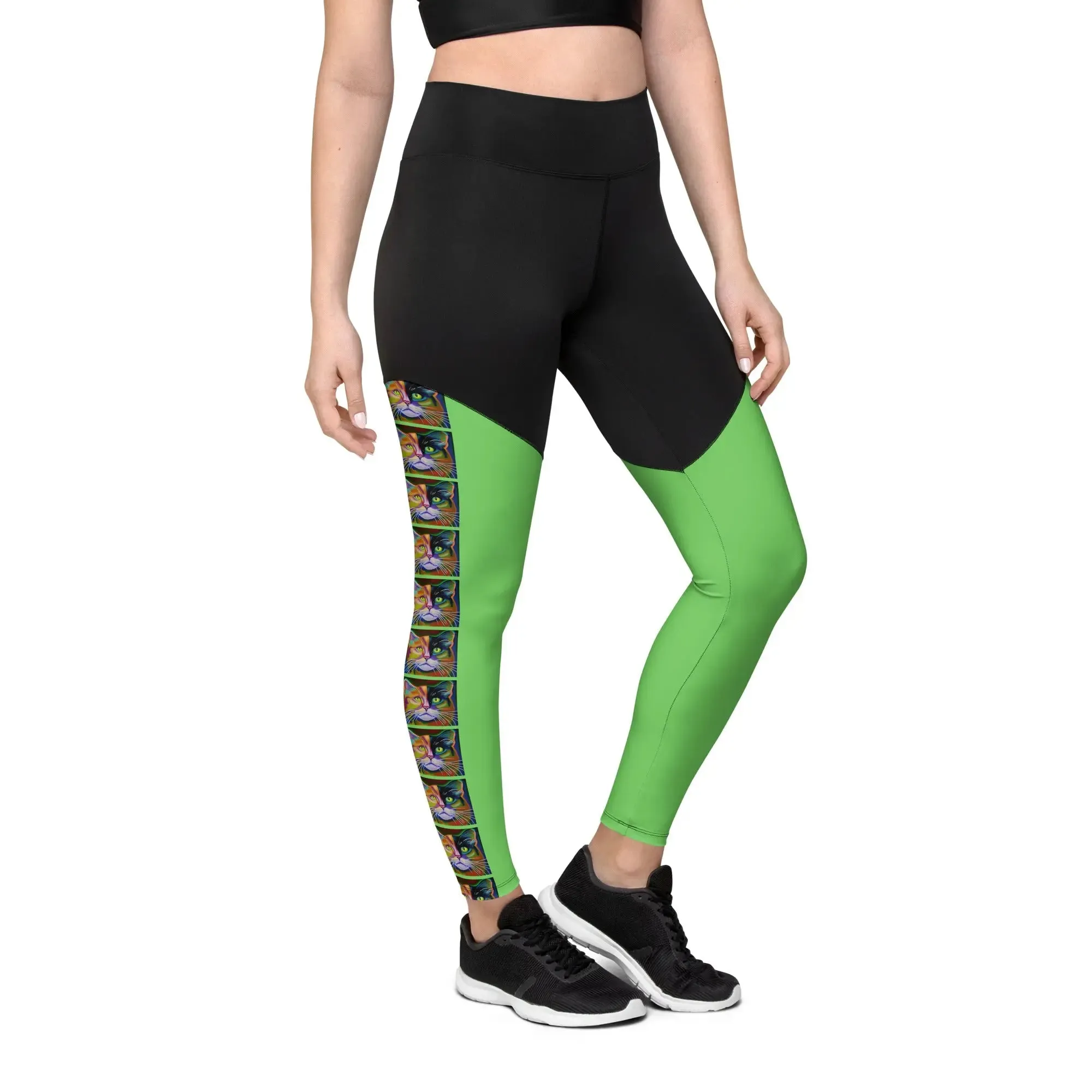 "Cat Lovers" Collection - Sports Leggings