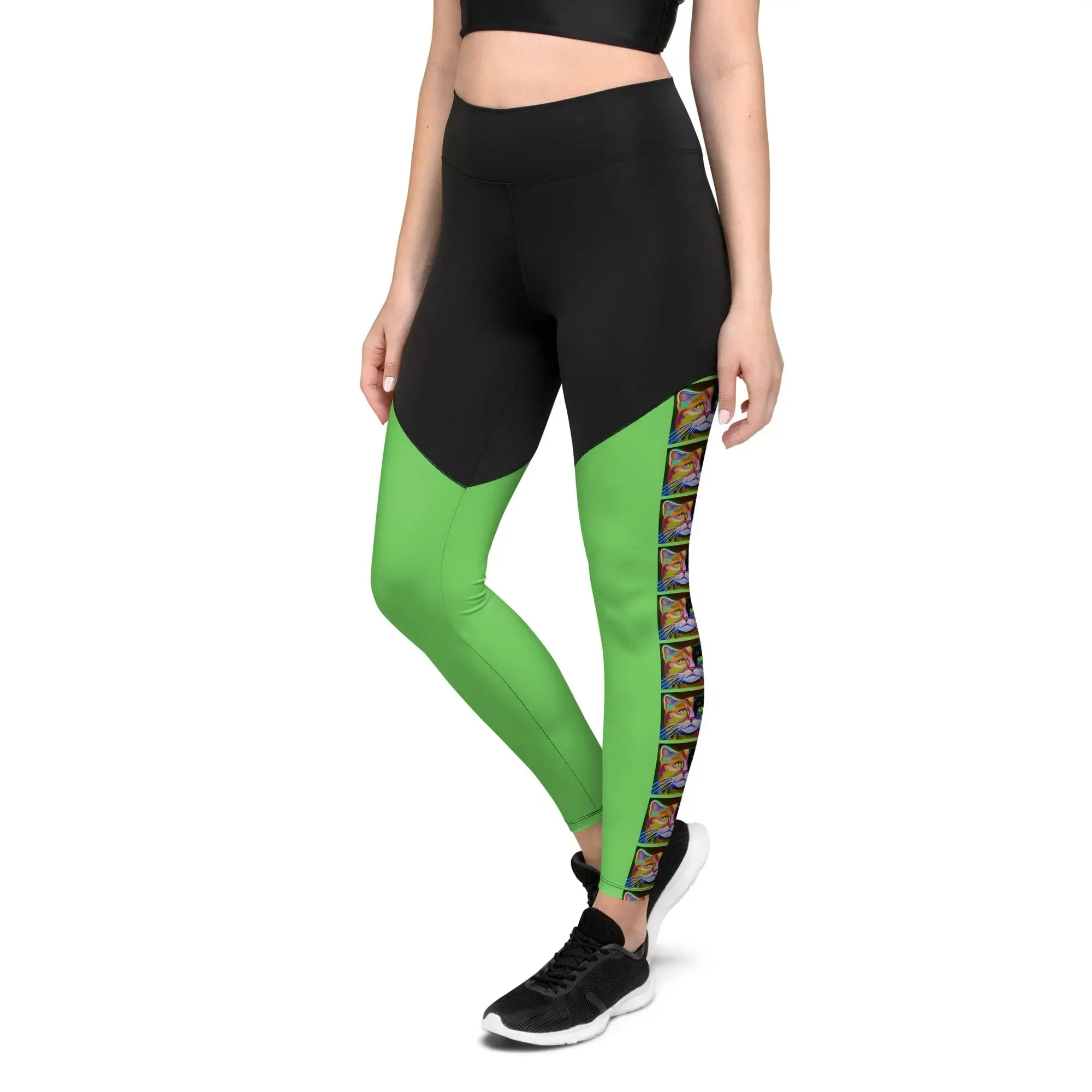 "Cat Lovers" Collection - Sports Leggings