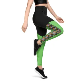 "Cat Lovers" Collection - Sports Leggings