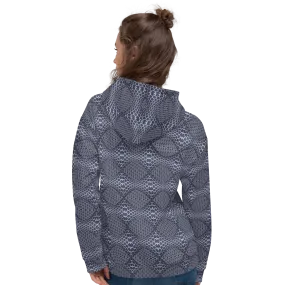 Recursia Illusions Game Women's Hoodie In Blue