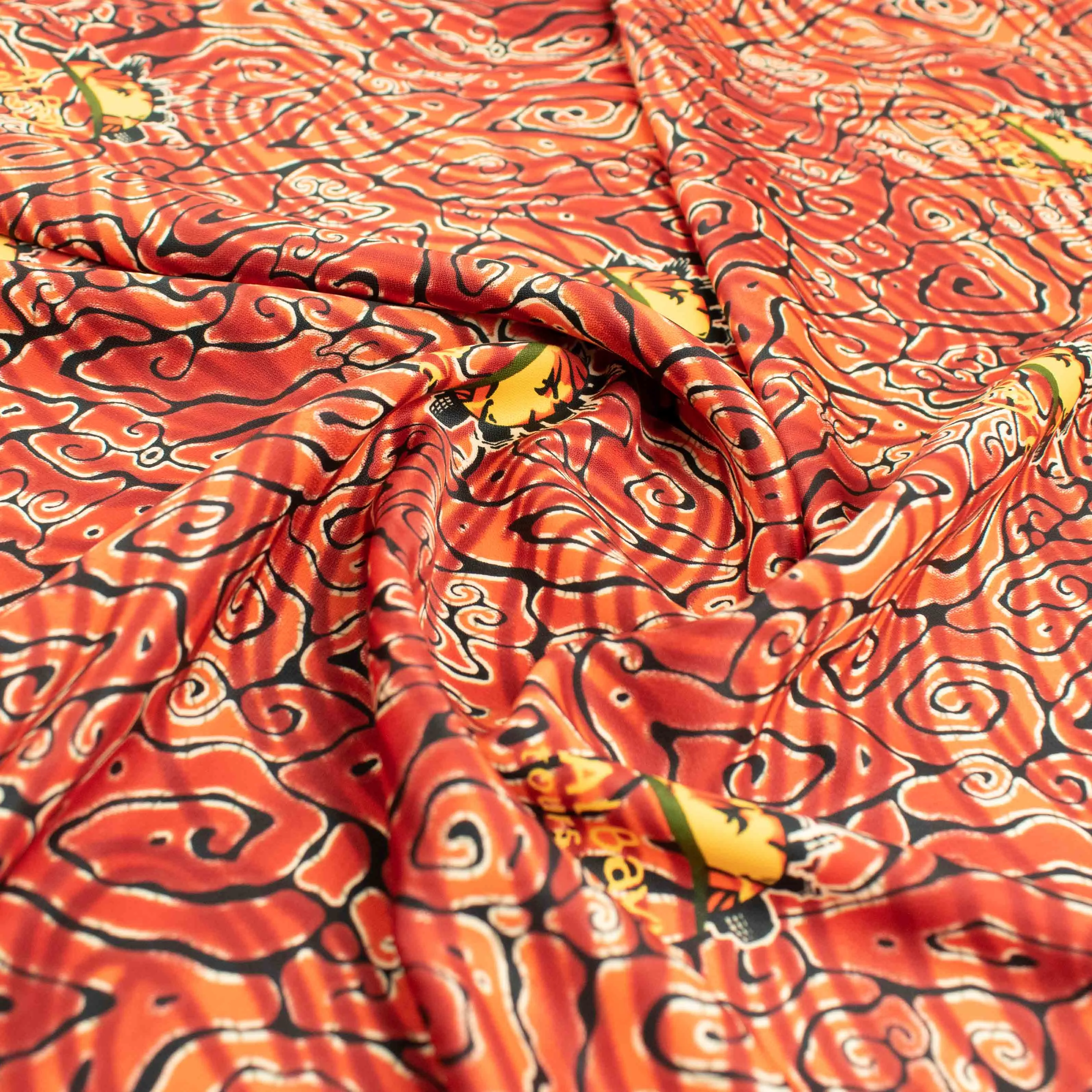 Sahara Ice Wash Prints Design-663 Orange