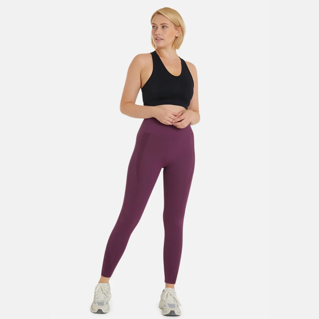 Seamless Compression Leggings V2 Plum