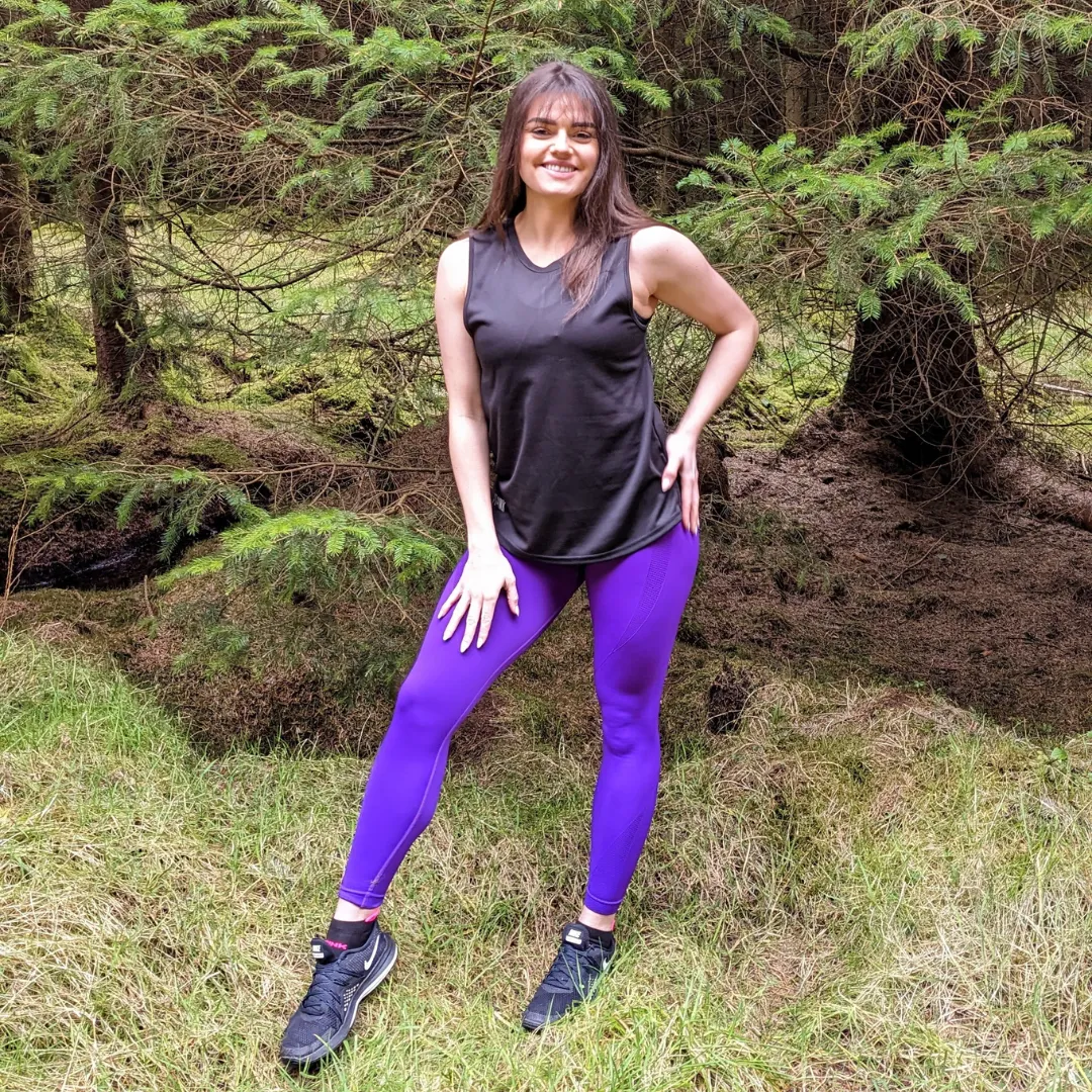 Seamless Compression Leggings V2 True Purple