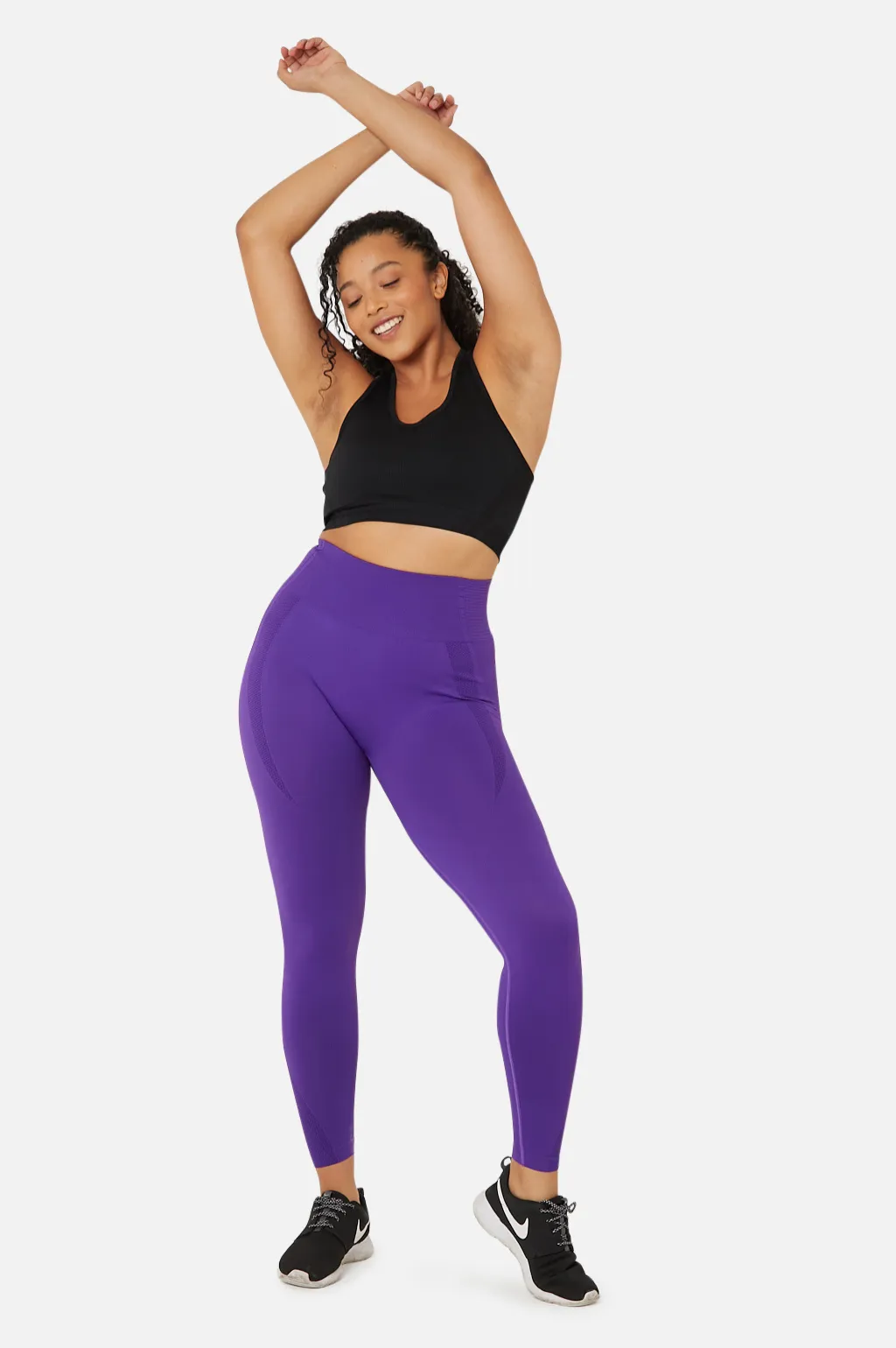 Seamless Compression Leggings V2 True Purple